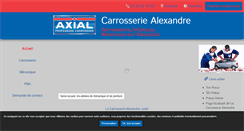 Desktop Screenshot of carrosserie-alexandre.com