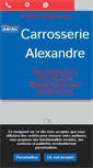 Mobile Screenshot of carrosserie-alexandre.com